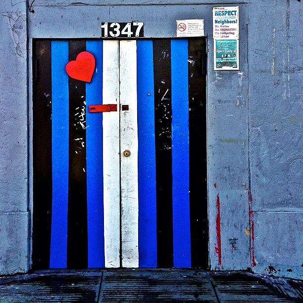 Sanfrancisco Photograph - Stripes And Heart by Julie Gebhardt