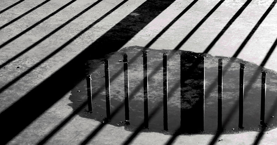 Stripes and reflections 1 Photograph by Arkady Kunysz