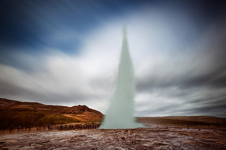 Strokkur Geyser Iceland Photograph by Ian Good