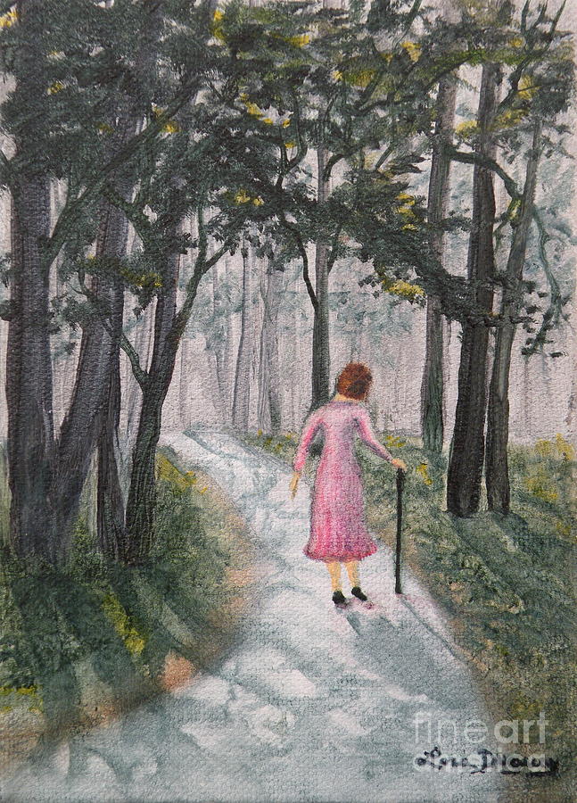 Strolling Down Memory Lane Painting by Lora Duguay