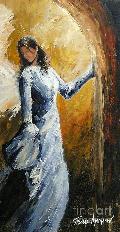 Angels Painting - Strolling by Thomas Andrew