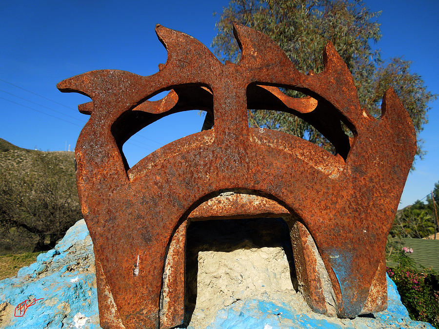 Strong Life Hope Sculpture 01 Spain  Photograph by Colette V Hera Guggenheim