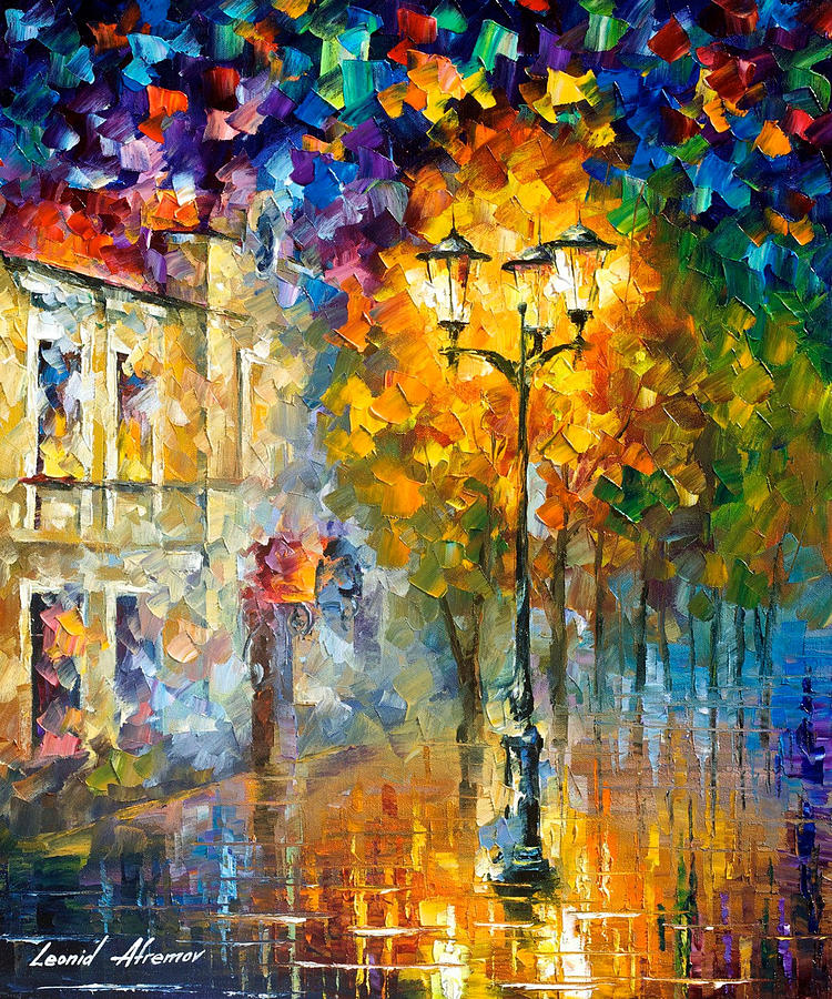 Strong Light - PALETTE KNIFE Oil Painting On Canvas By Leonid Afremov ...