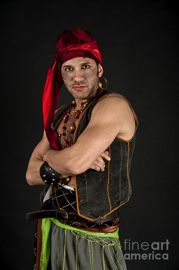 Strong Male Pirate 1 Photograph by   Ilan Amihai
