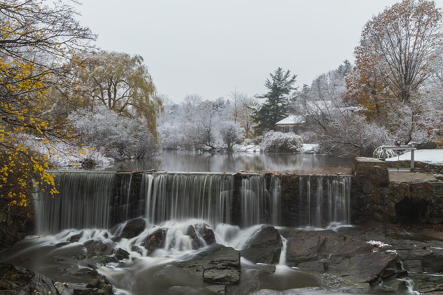 Stroudwater Falls Portland Maine Photograph by Colin A Chase
