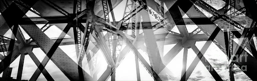 Bridge Photograph - Structured Tones by Angelo Merluccio