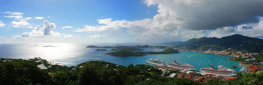 St.Thomas Island Panorama Photograph by Ramunas Bruzas