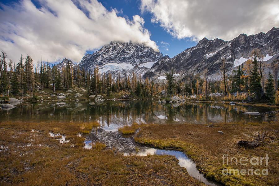 Mountain Photograph - Stuart Range Autumns Palette by Mike Reid