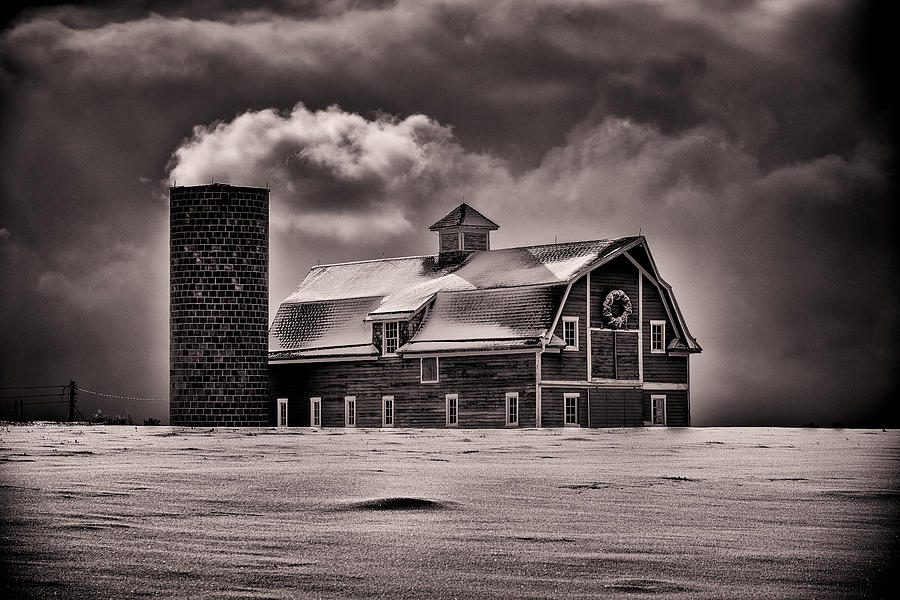 Black And White Photograph - Stuck in the Cold by Darren White