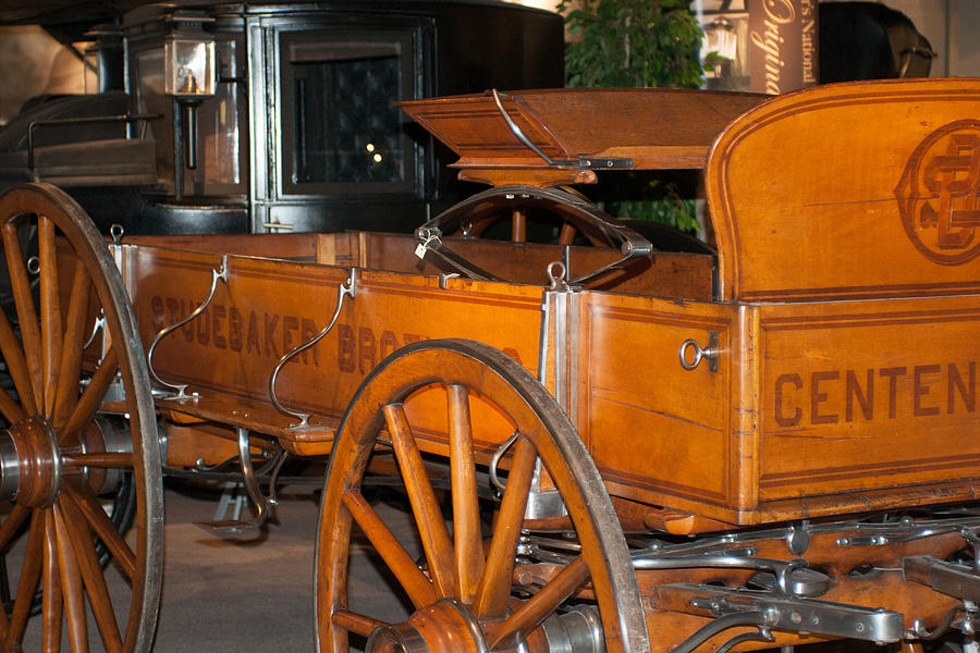studebaker wooden wagon