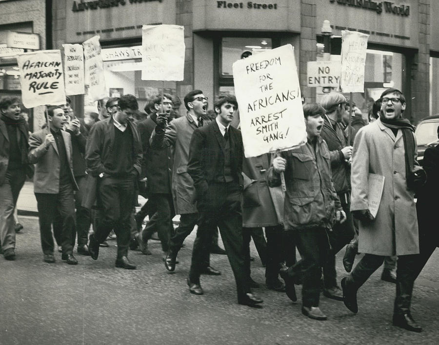Students In Protest March Photograph by Retro Images Archive