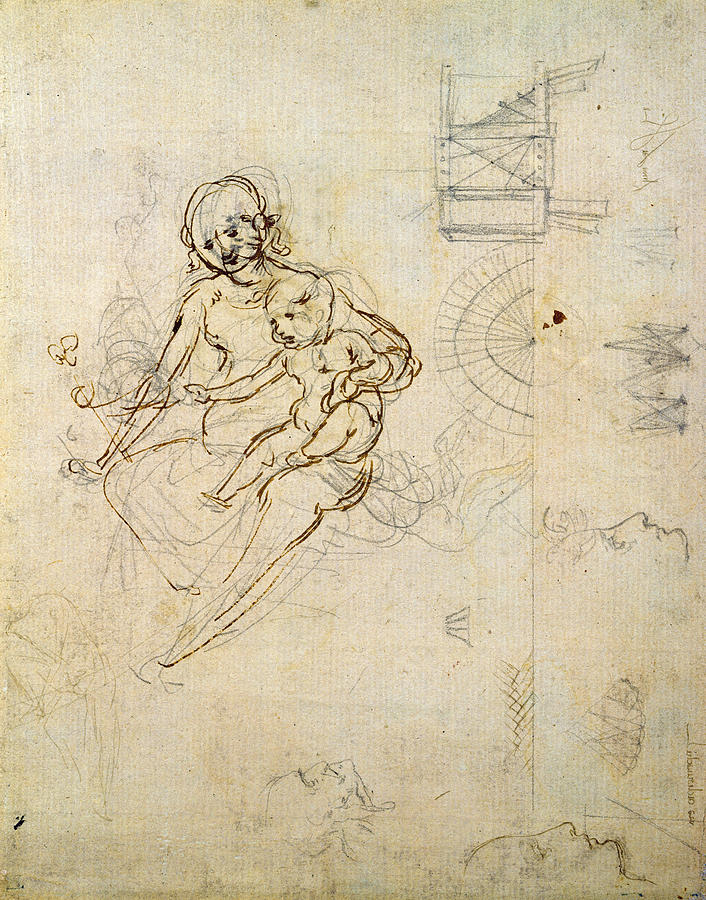 Leonardo da Vinci: Detail of the Head of the Virgin (Blank Sketch Book) -  Book Summary & Video, Official Publisher Page