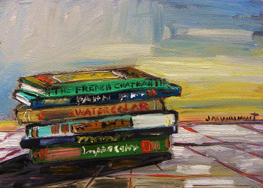 Studio Books Painting by John Williams
