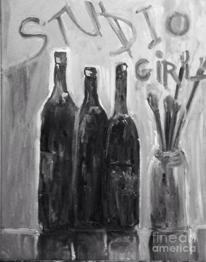 Studio Girl Painting by Sherry Harradence