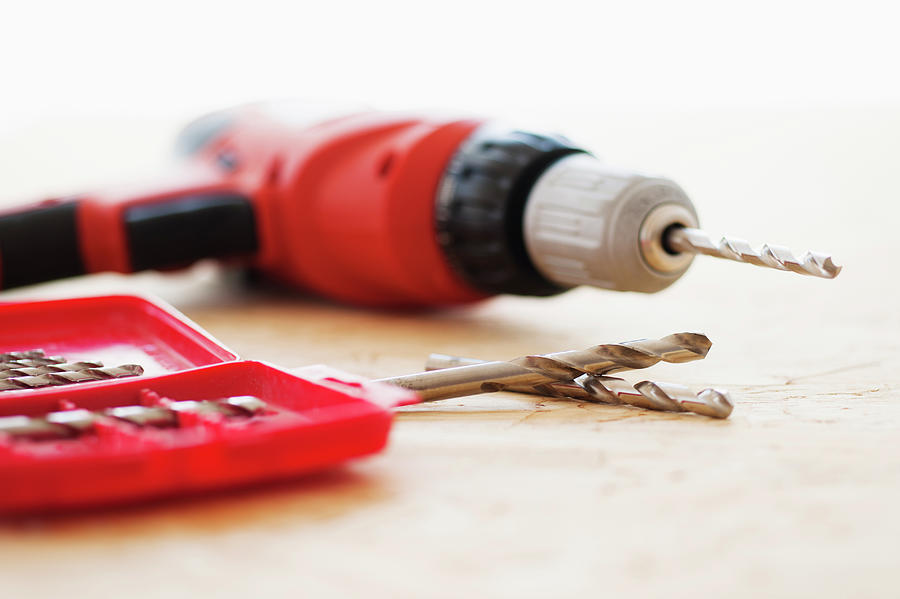 Studio Shot Of Hand Drill Photograph by Tetra Images