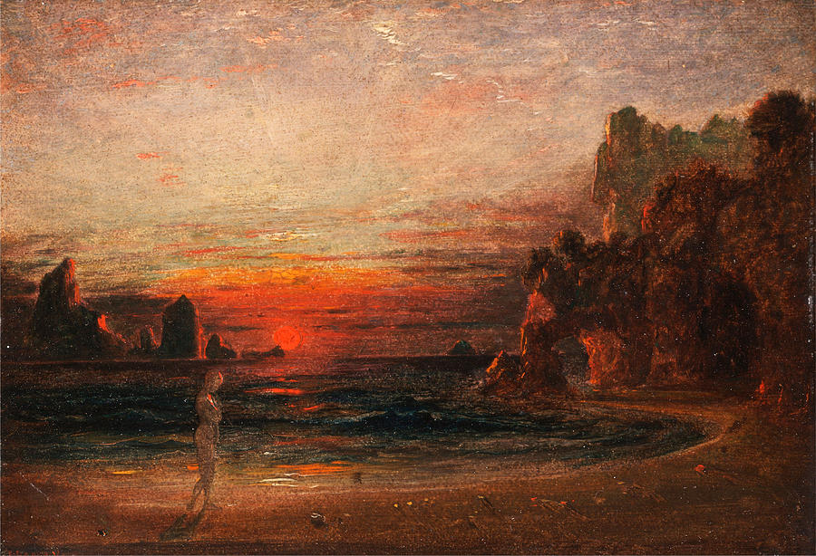 Study for Calypsos Grotto Painting by Francis Danby