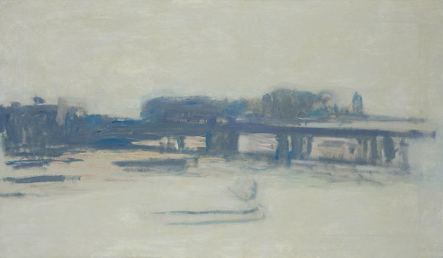 Esquisse Photograph - Study For Charing Cross Bridge, 1899-1901 Oil On Canvas by Claude Monet