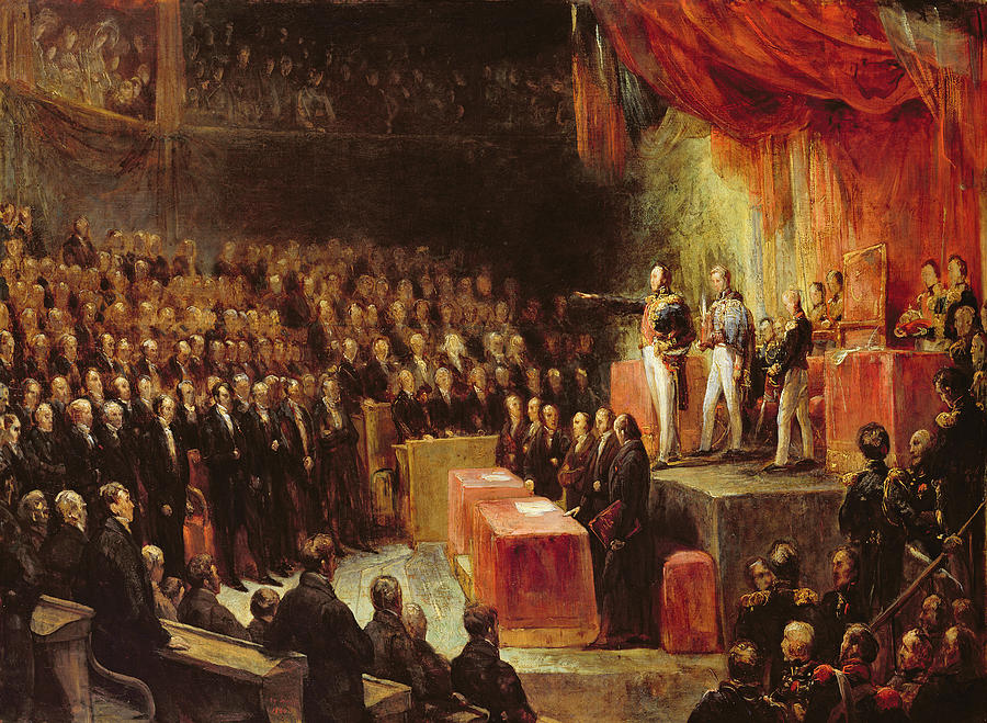 Politician Photograph - Study For King Louis-philippe 1773-1850 Swearing His Oath To The Chamber Of Deputies, 9th August by Ary Scheffer