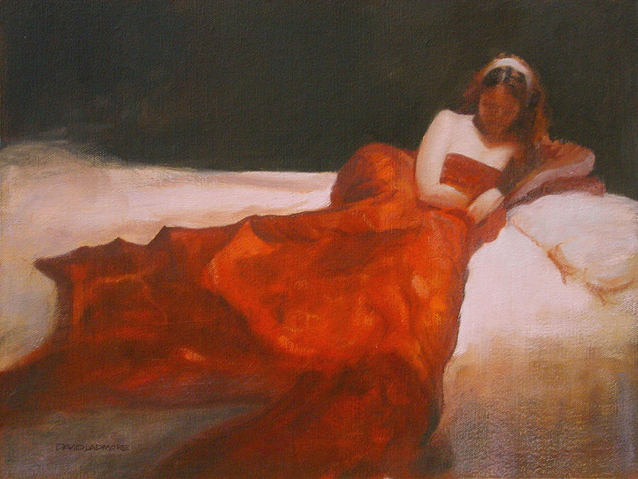 Study for Repose Painting by David Ladmore