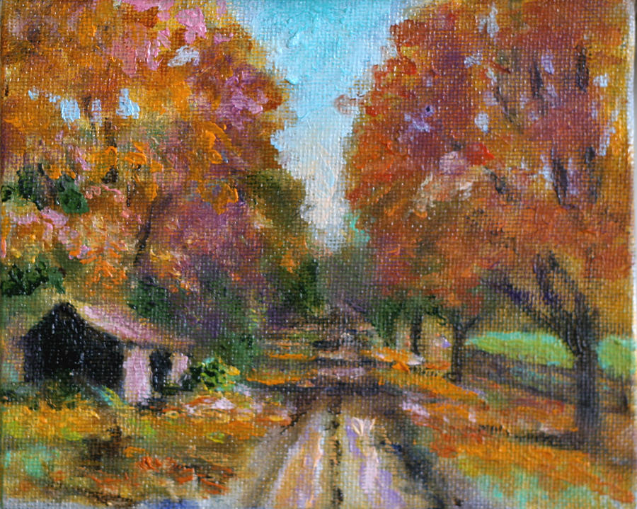 Study for Tobacco Road Painting by David Zimmerman