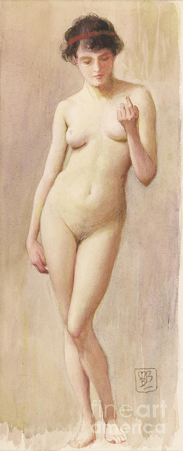 Study of a Nude II Painting by Murray Bladon