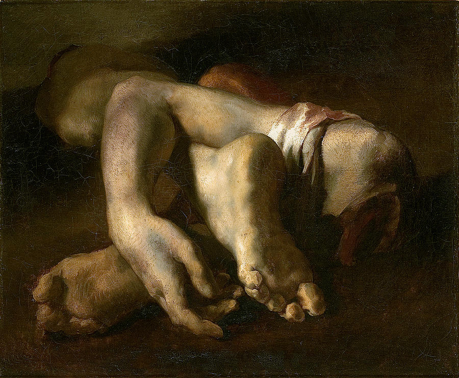 Study Of Feet And Hands, C.1818-19 Oil On Canvas Photograph by Theodore Gericault