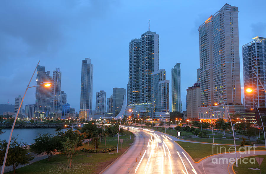 Stunning view of Panama City by the sunset Photograph by David Castillo ...