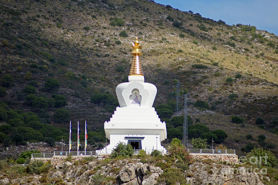 Stupa Photograph by Rod Jones