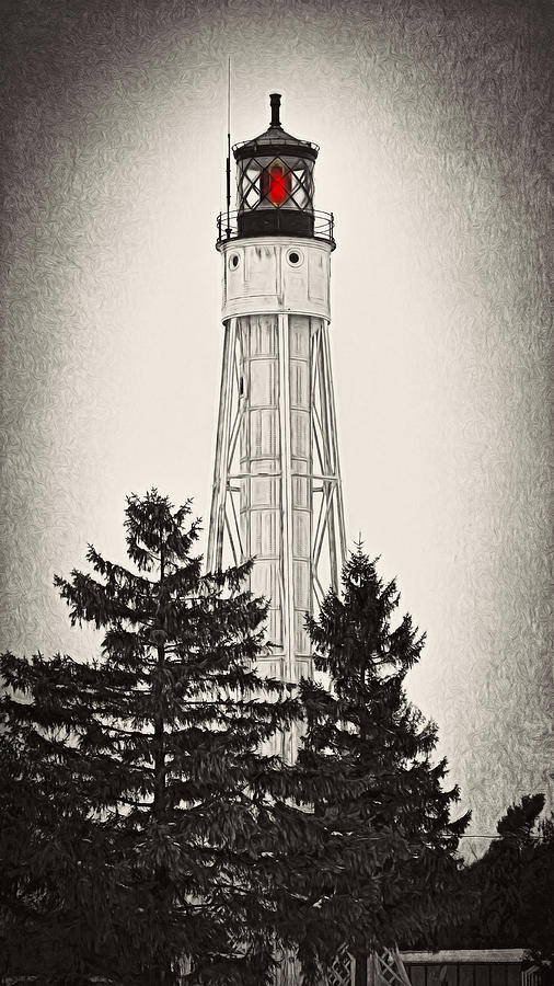 Lighthouse Photograph - Sturgeon Bay Ship Canal Lighthouse IV by Joan Carroll