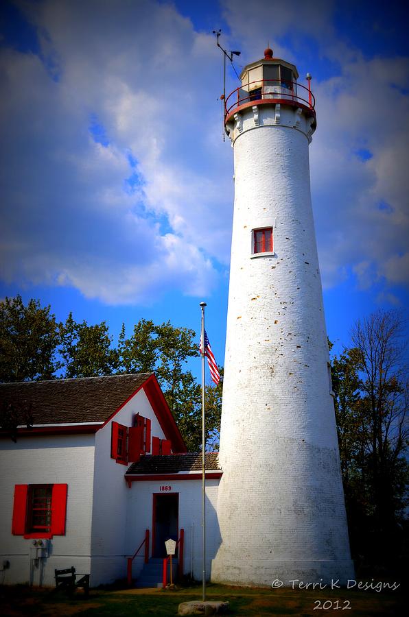 Sturgeon Point Lighthouse Michigan Photograph by Terri K