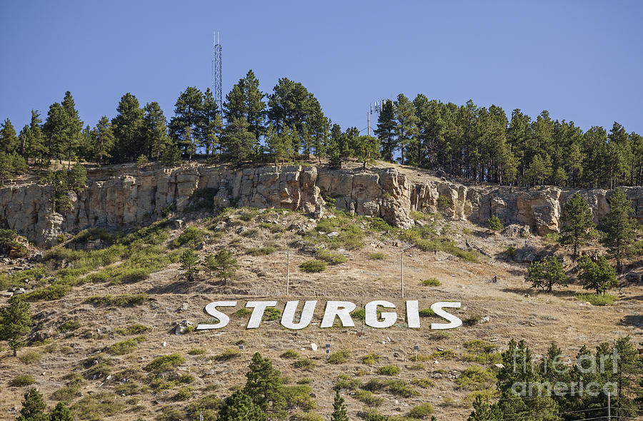 Sturgis Sign Photograph by Bryan Mullennix