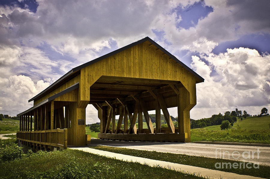 Stuztman Crossing Covered Bridge 35-38-04 Photograph by Robert Gardner Stuztman Crossing Covered Bridge 35-38-04 Photograph by Robert Gardner
