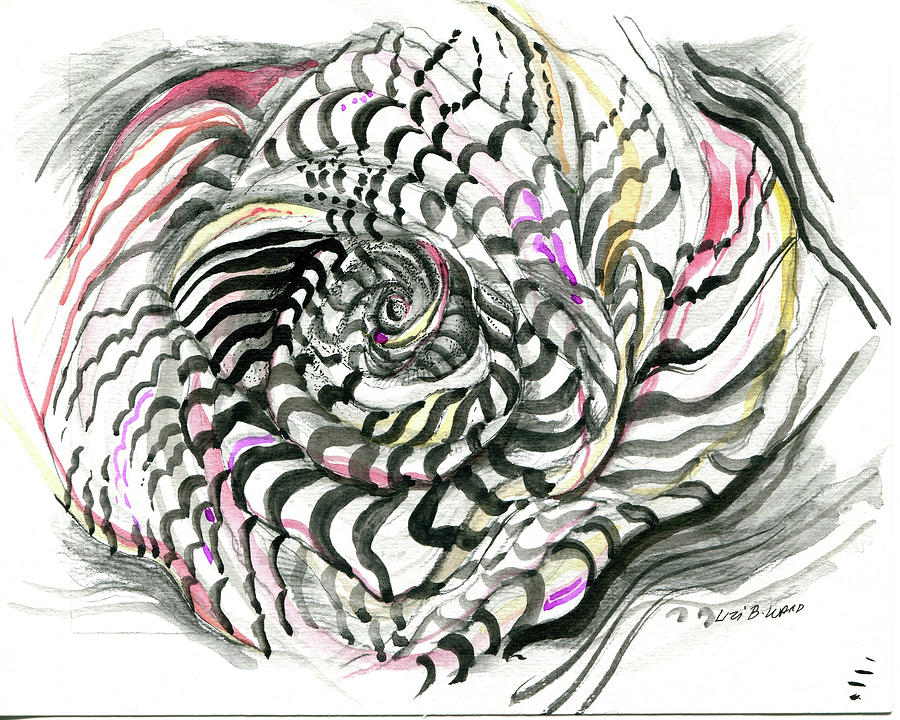 Stylin Rose Drawing by Lizi Beard-Ward