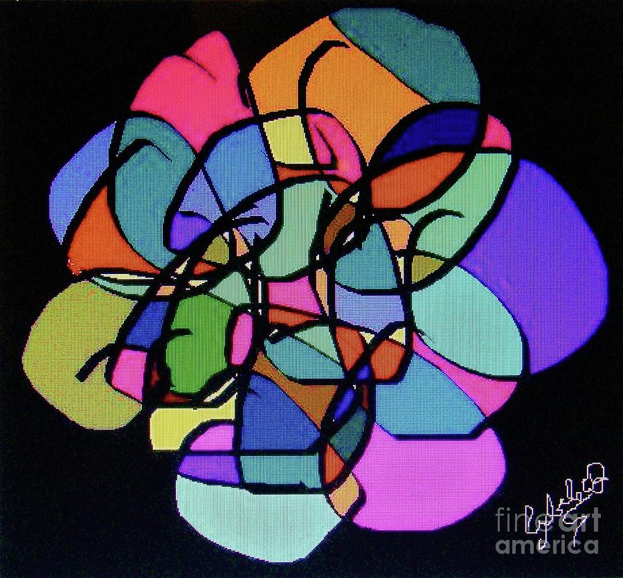Stylized Mandala Digital Art by Cybele Chaves
