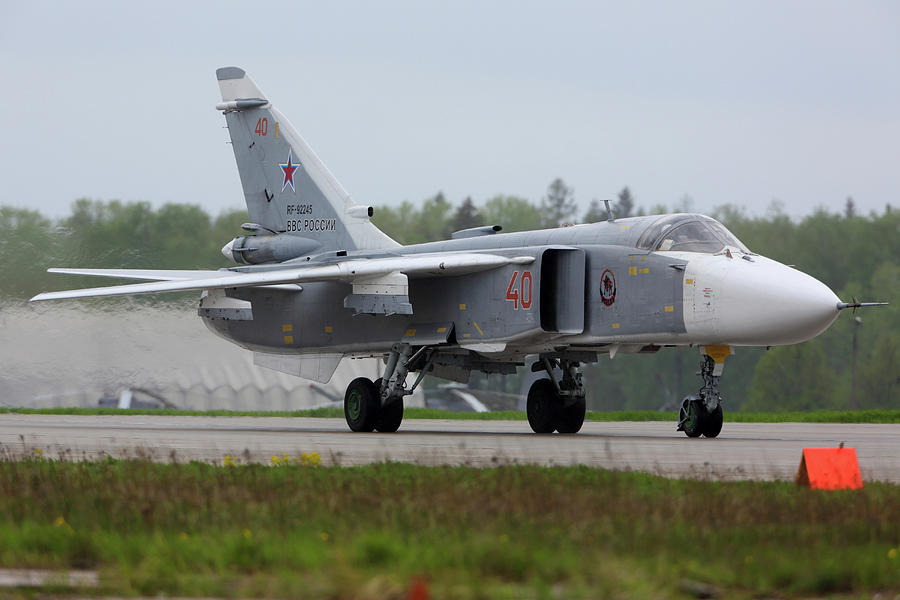 Su-24m Attack Airplane Of The Russian Photograph by Artyom Anikeev ...