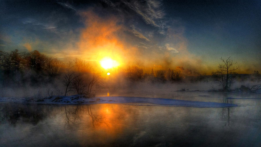Sub Zero Sunrise Photograph by Brook Burling