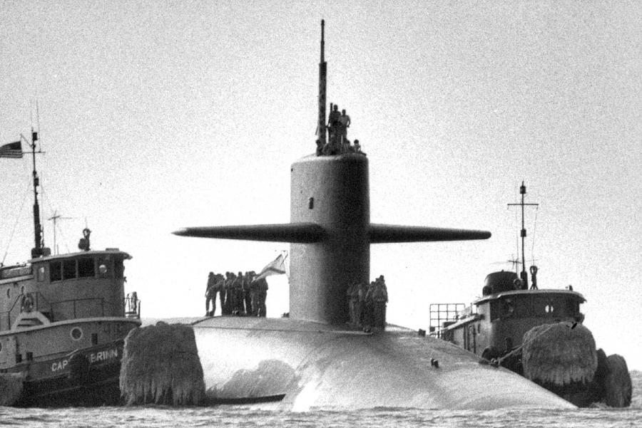 Submarine Coming To Port Photograph by Retro Images Archive