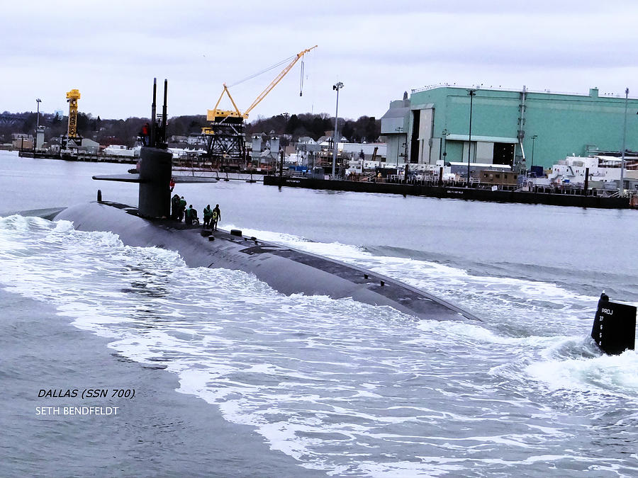 Submarine Dallas Ssn 700 Photograph By Seth Bendfeldt