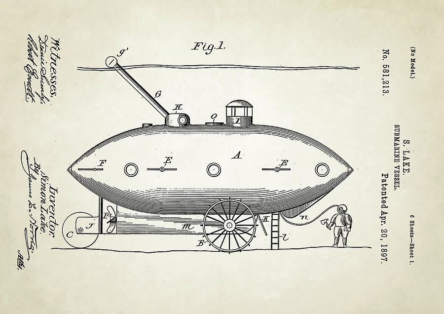 Device Photograph - Submarine Patent by Us Patent And Trademark Office