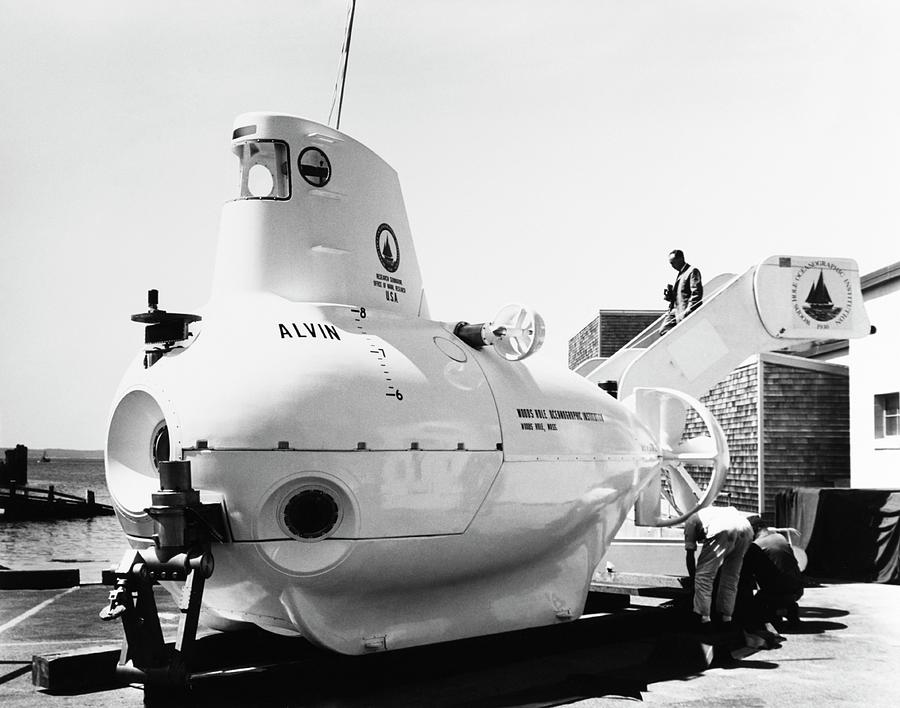 Submersible Alvin At Woods Hole Photograph By Us Navy | Pixels