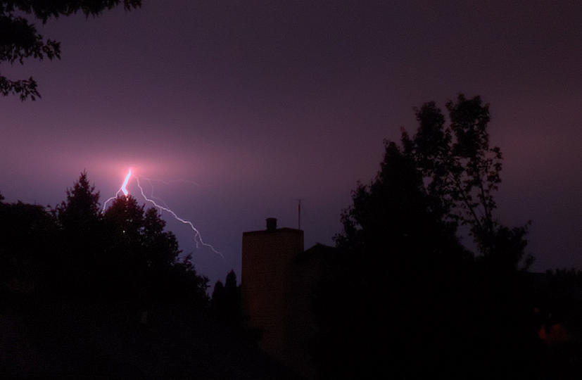 Subtle Lightning Strike Photograph by Deborah Smolinske