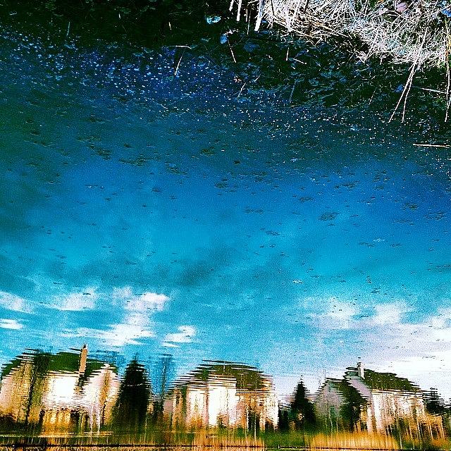 Columbus Photograph - Suburban Blur. #reflect #reflection by Mark Koenig