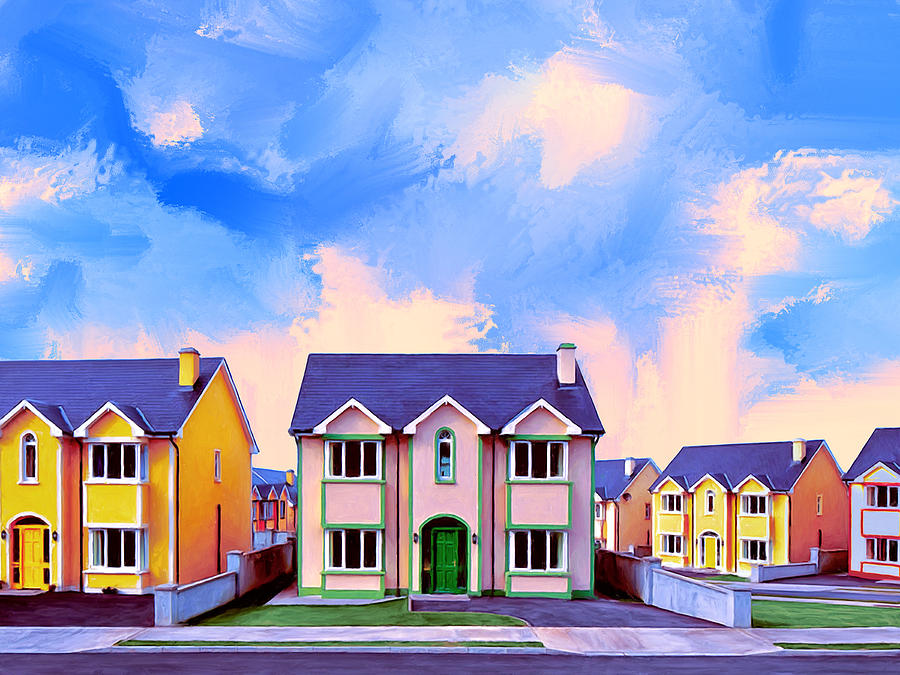 Suburbia Painting by Dominic Piperata