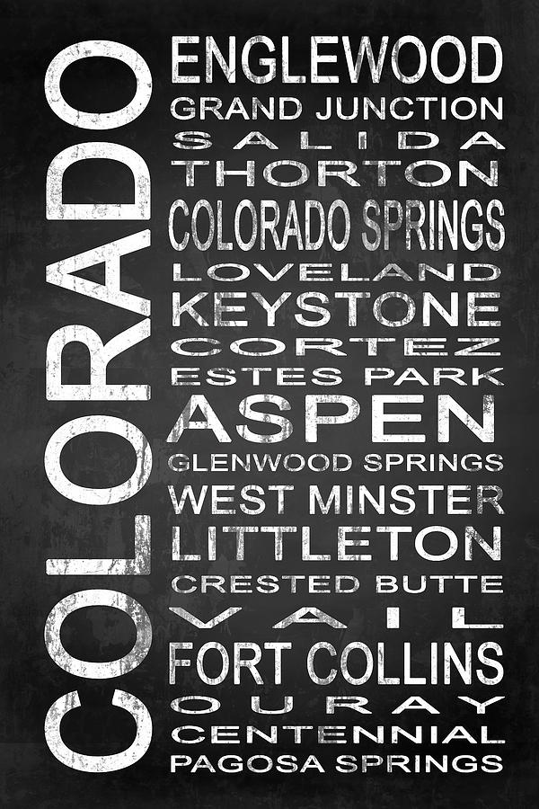 Subway Sign Digital Art - Subway Colorado State 2 by Melissa Smith Subway Sign Digital Art - Subway Colorado State 2 by Melissa Smith