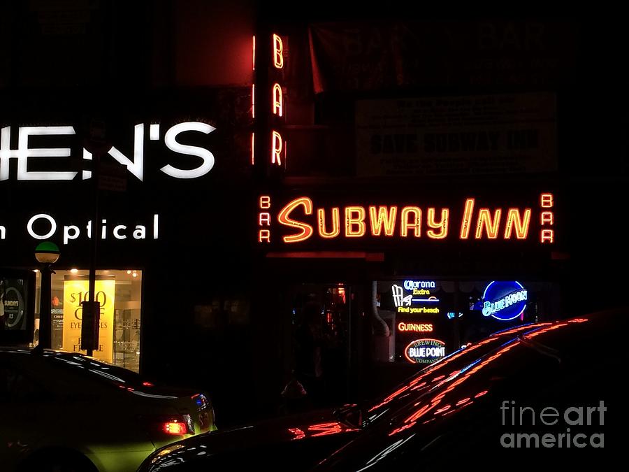 Edward Hopper Photograph - Subway Inn Bar - Vanishing Places of New York by Miriam Danar