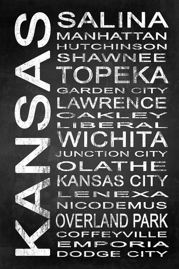 Wichita Digital Art - SUBWAY Kansas State 1 by Melissa Smith