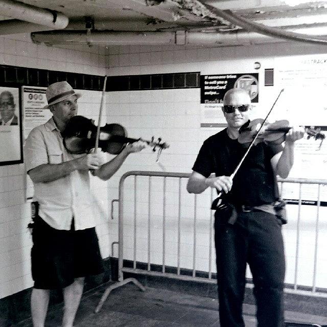 Violin Photograph - Subway Performers #nyc #music by Love The Photographer