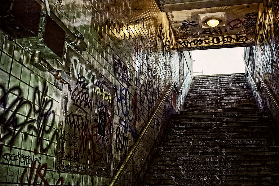 Subway Portal - New York Photograph by Daniel Hagerman