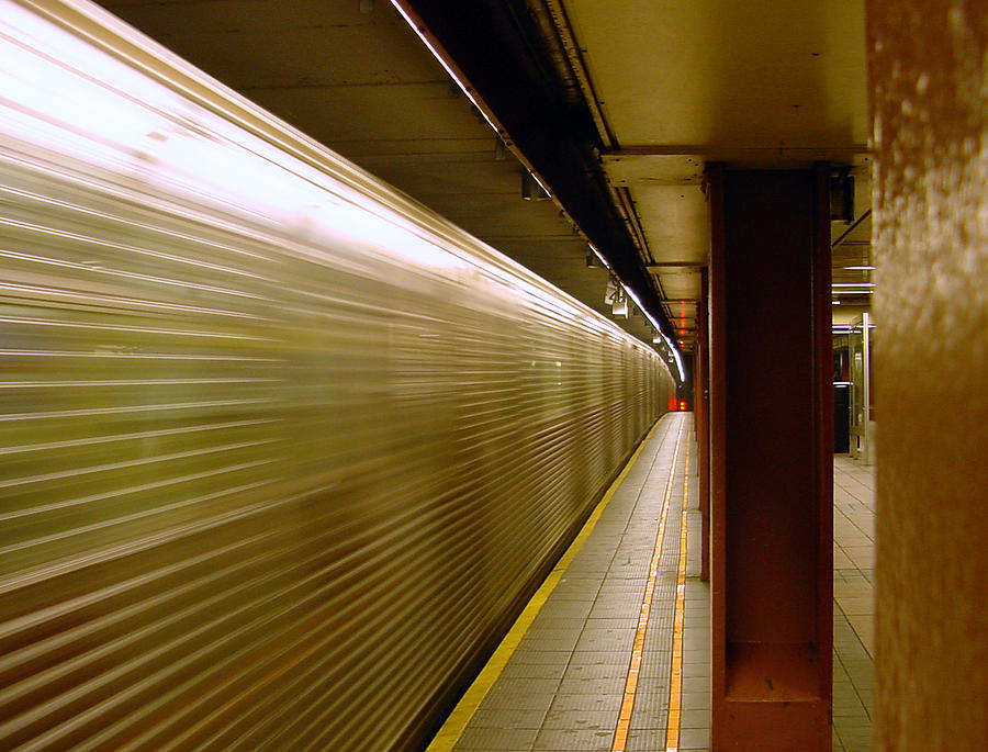 Subway Speed Photograph by Mieczyslaw Rudek