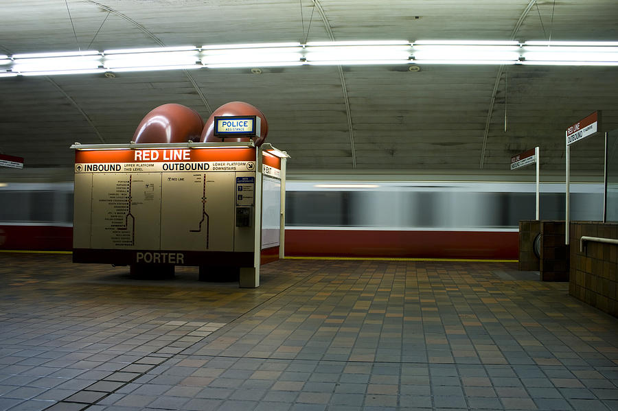 Subway station and train Photograph by Caitlin_w